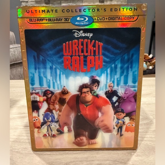 Disney Wreck It Ralph Blu-ray, Blu-ray 3D and DVD - Picture 1 of 9